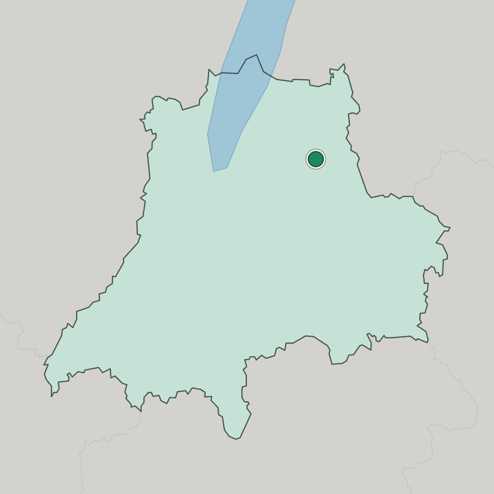 Map showing Aneby — In Jönköping County