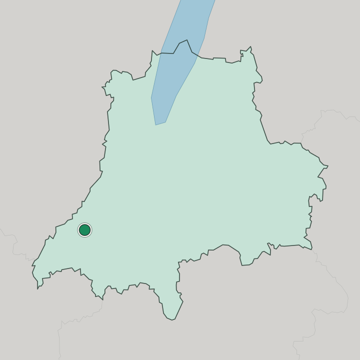 Map showing Gislaved — In Jönköping County