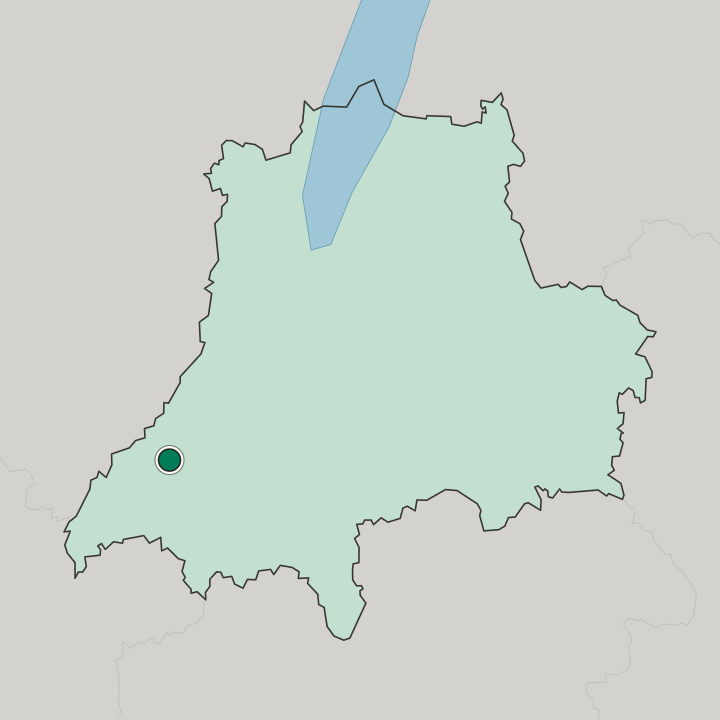Map showing Gislaved — In Jönköping County