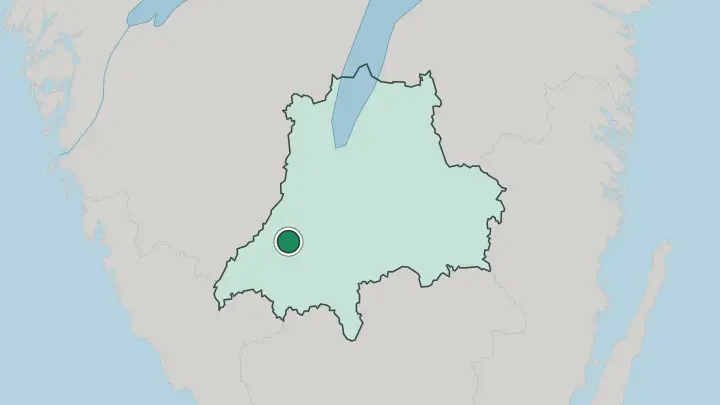 Map of Gnosjö in Sweden