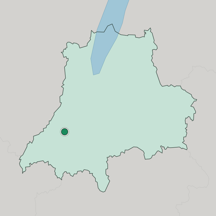 Map showing Gnosjö — In Jönköping County