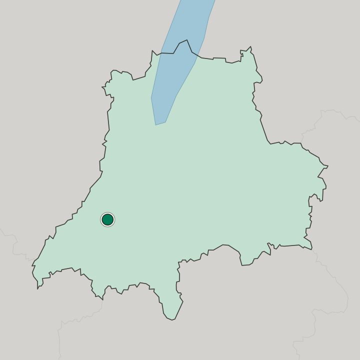 Map showing Gnosjö — In Jönköping County