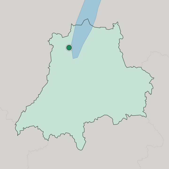 Map showing Habo — In Jönköping County