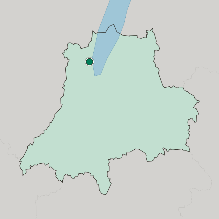 Map showing Habo — In Jönköping County