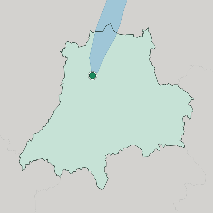 Map showing Jönköping — In Jönköping County