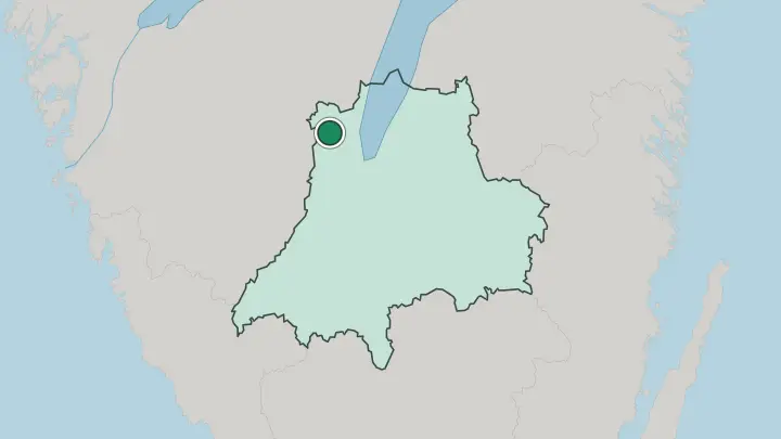 Map of Mullsjö in Sweden