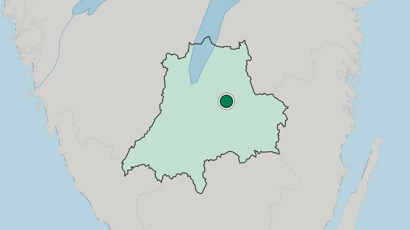 Map of Nässjö in Sweden
