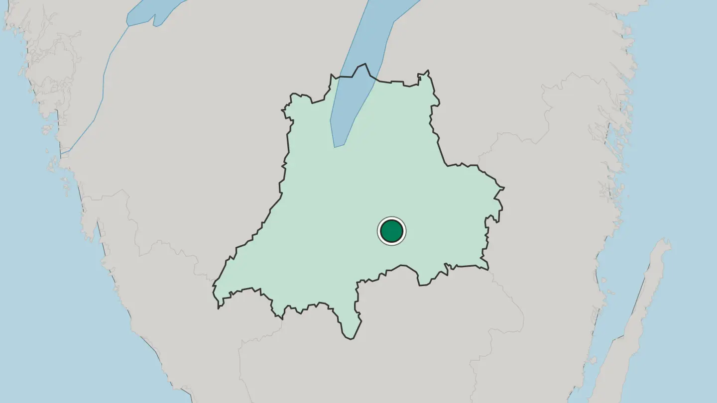 Map of Sävsjö in Sweden