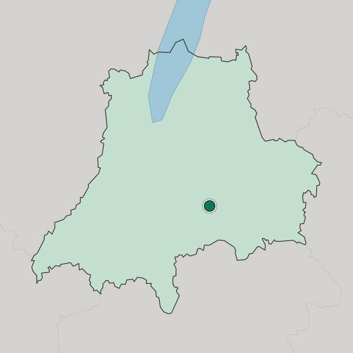 Map showing Sävsjö — In Jönköping County