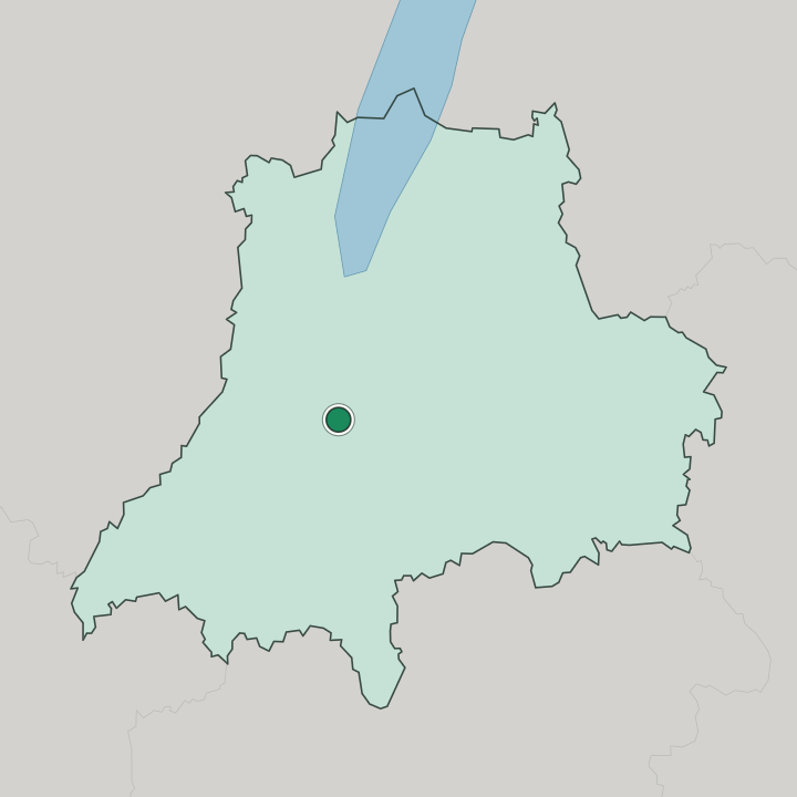 Map showing Vaggeryd — In Jönköping County