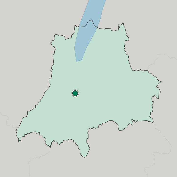 Map showing Vaggeryd — In Jönköping County