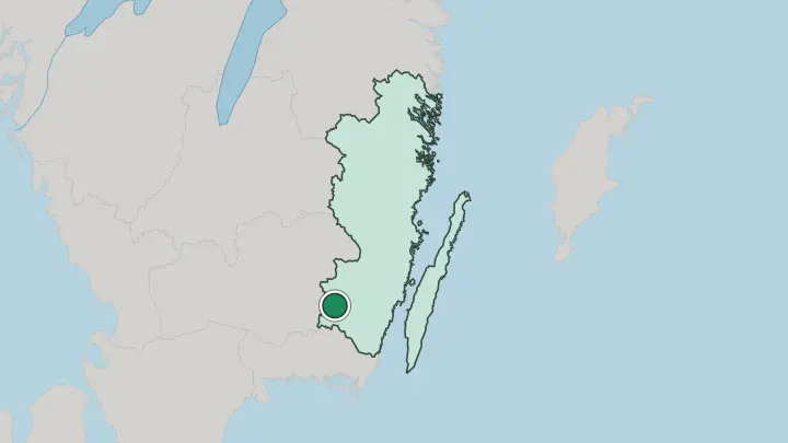 Map of Emmaboda in Sweden