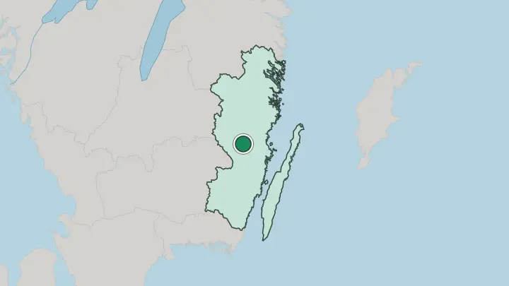 Map of Högsby in Sweden