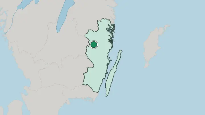 Map of Hultsfred in Sweden
