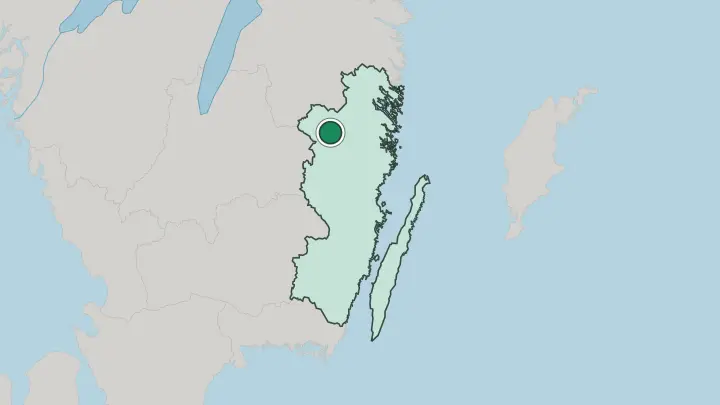 Map of Vimmerby in Sweden