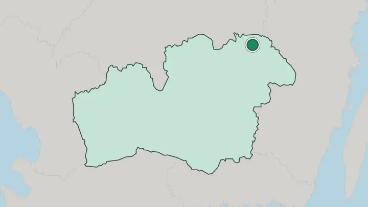 Map of Åseda in Sweden