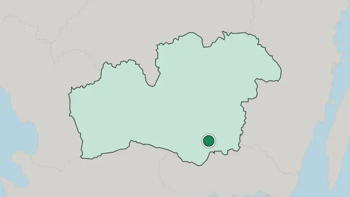 Map of Tingsryd in Sweden