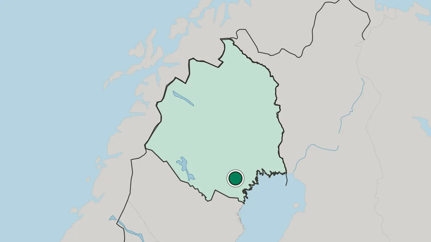 Map of Älvsbyn in Sweden