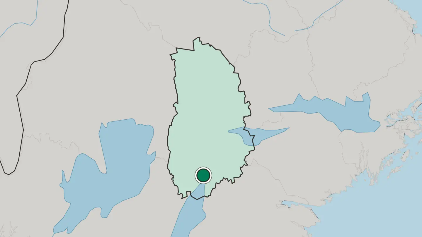 Map of Askersund in Sweden