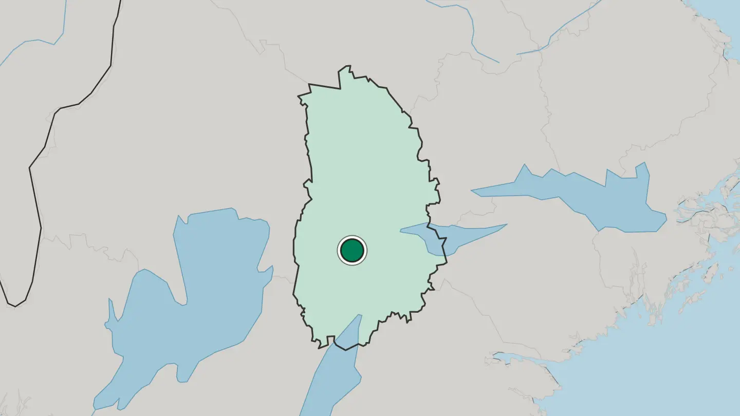 Map of Fjugesta in Sweden