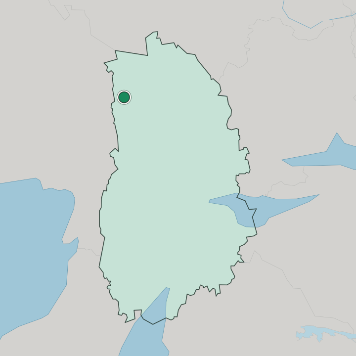 Map showing Hällefors — In Örebro County