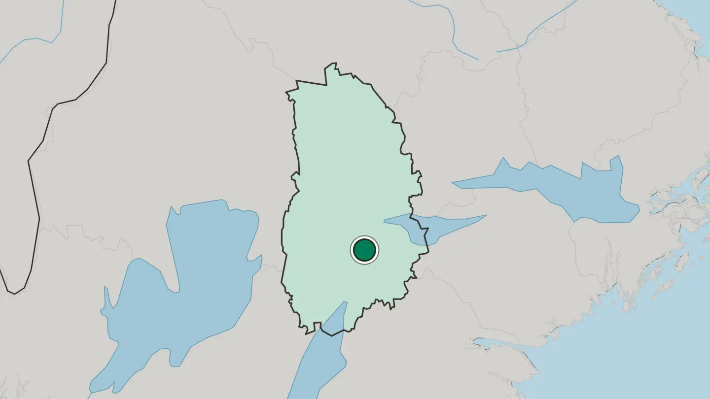 Map of Kumla in Sweden
