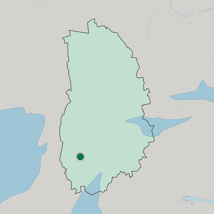 Map showing Laxå — In Örebro County