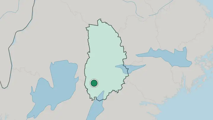 Map of Laxå in Sweden