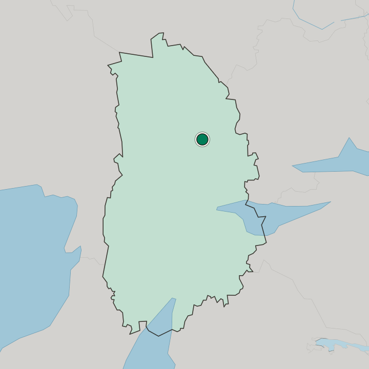 Map showing Lindesberg — In Örebro County