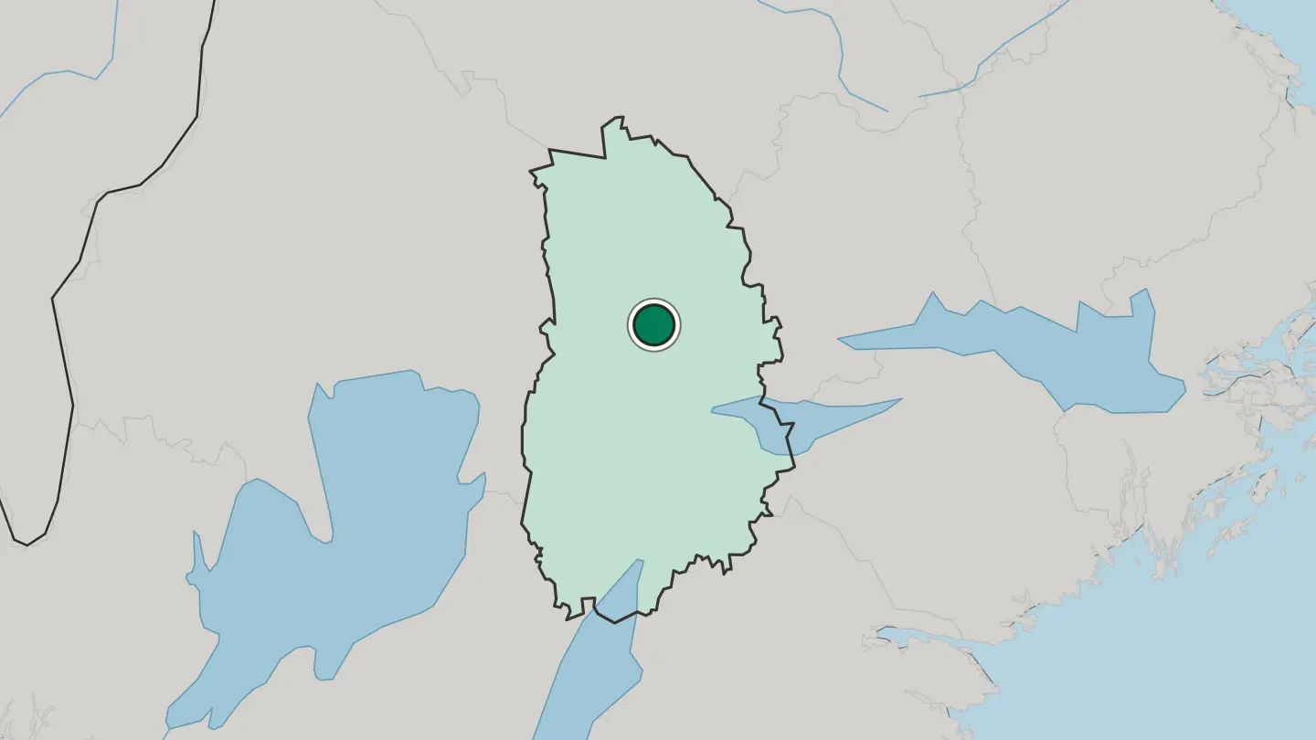 Map of Nora in Sweden