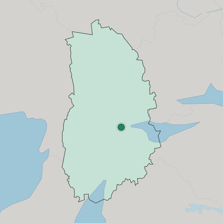 Map showing Örebro — In Örebro County