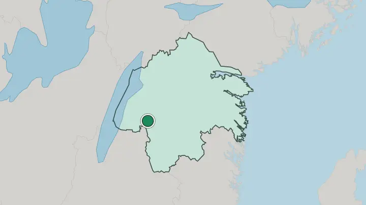 Map of Boxholm in Sweden