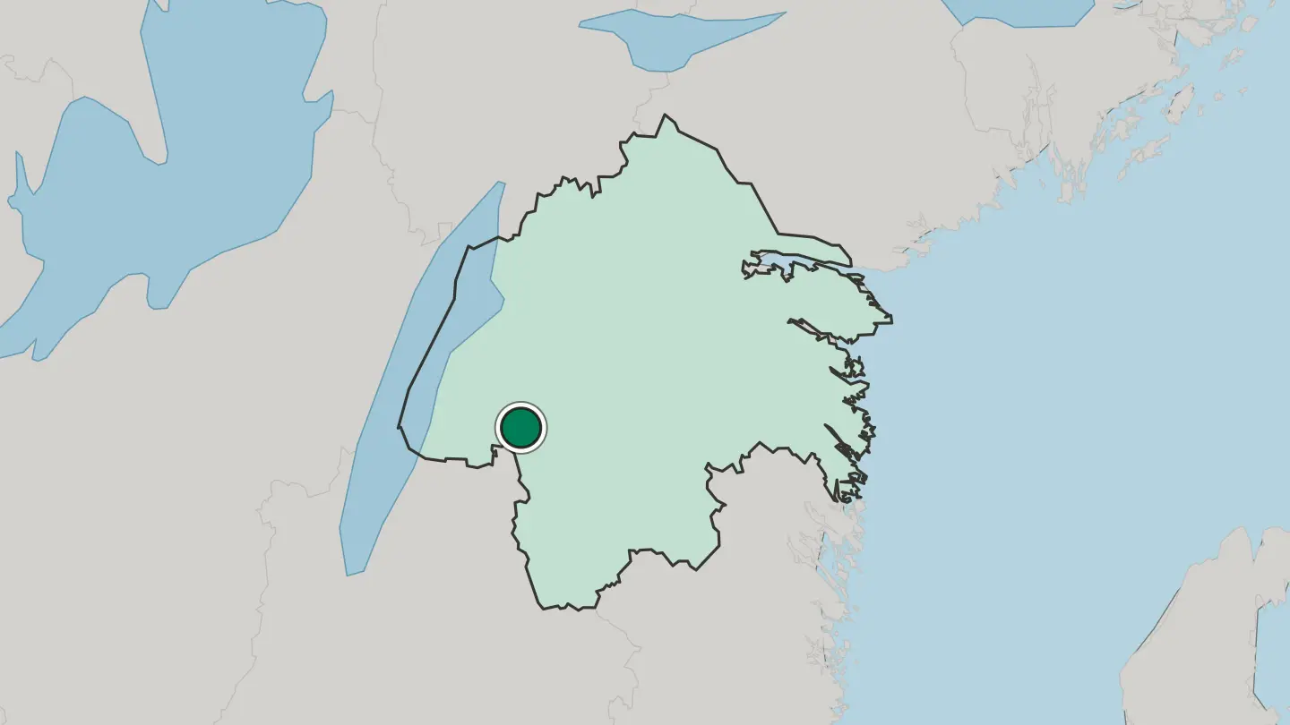 Map of Boxholm in Sweden