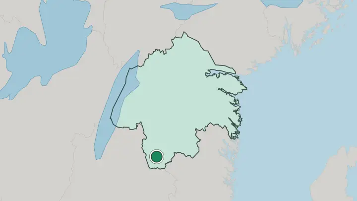 Map of Österbymo in Sweden