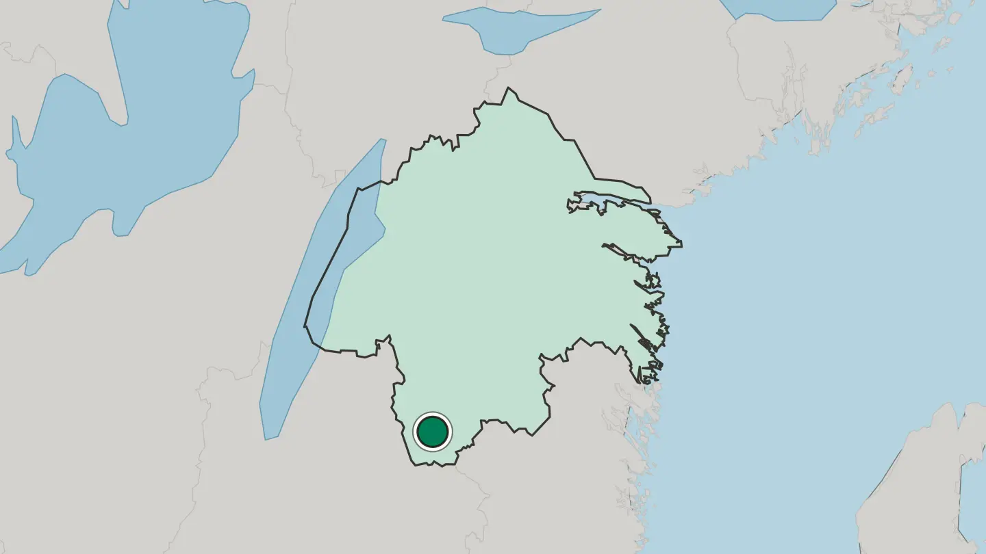 Map of Österbymo in Sweden