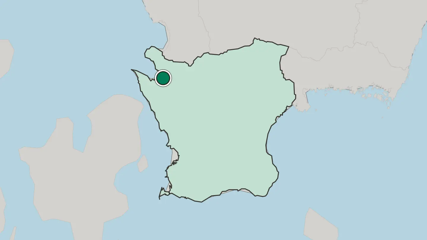 Map of Ängelholm in Sweden