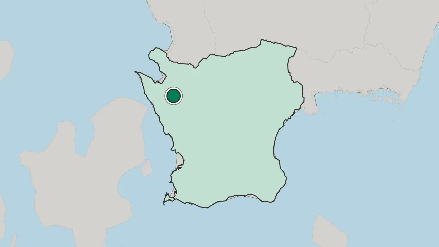 Map of Åstorp in Sweden