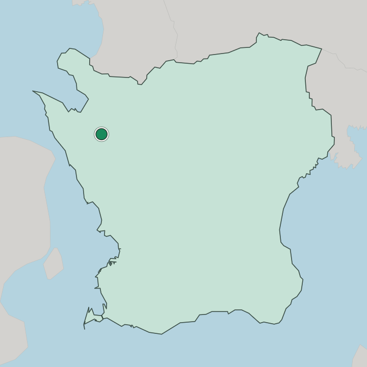 Map showing Åstorp — In Skåne County