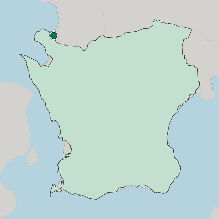 Map showing Båstad — In Skåne County