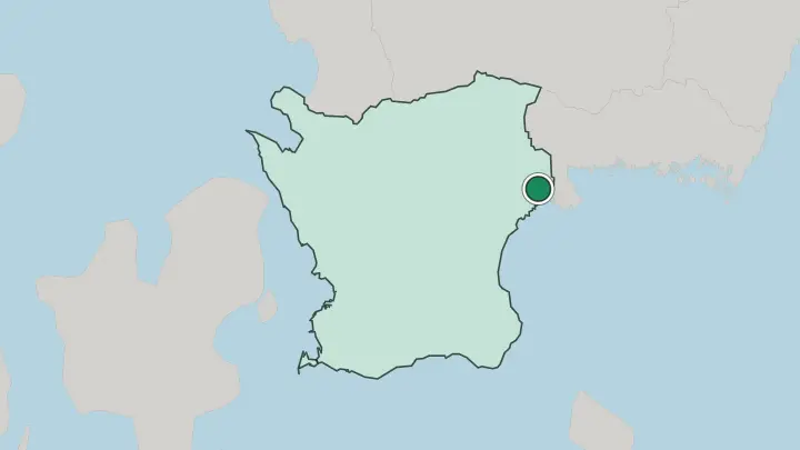 Map of Bromölla in Sweden