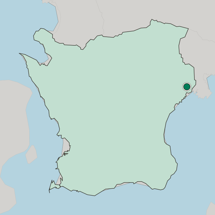 Map showing Bromölla — In Skåne County