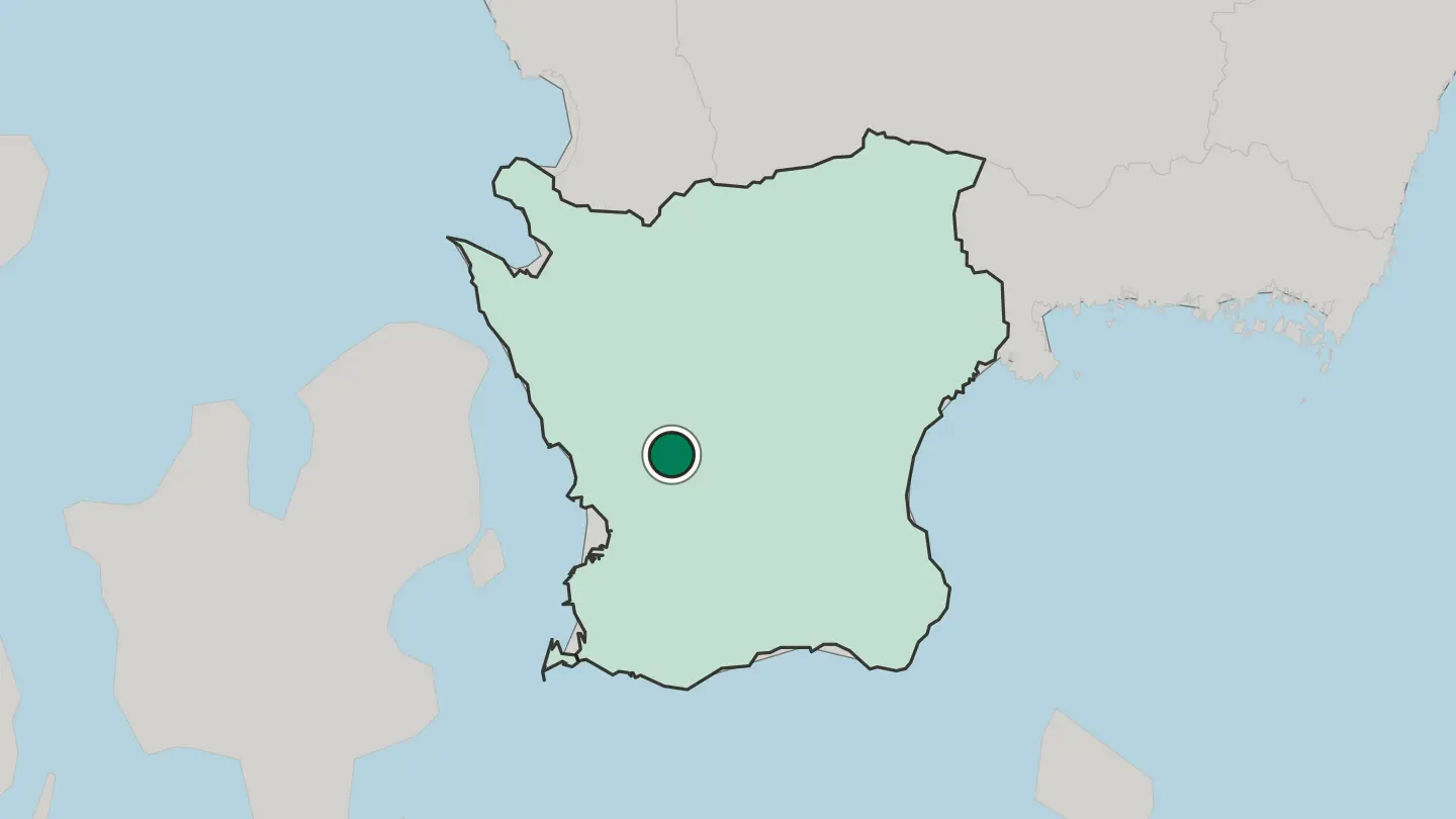 Map of Eslöv in Sweden