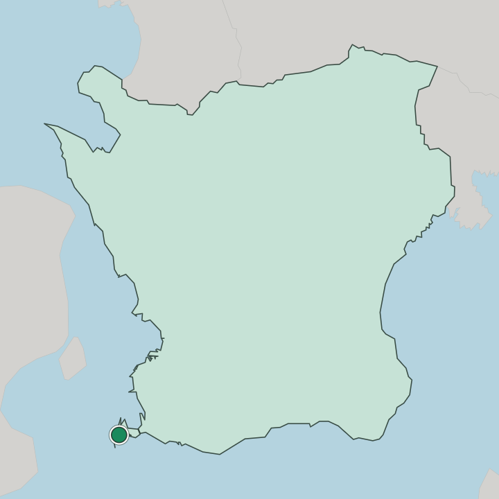 Map showing Falsterbo — In Skåne County
