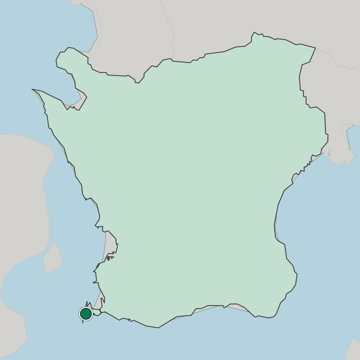 Map showing Falsterbo — In Skåne County