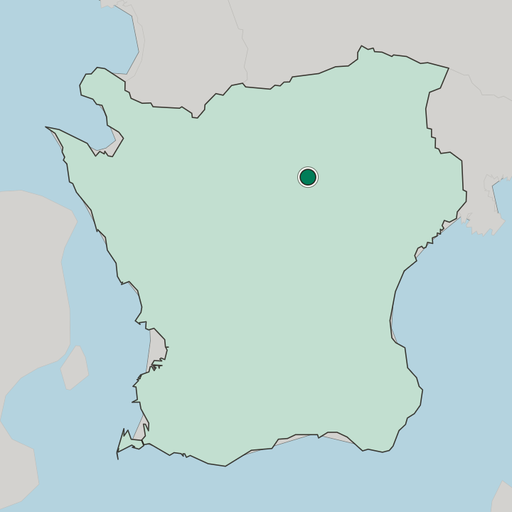 Map showing Hässleholm — In Skåne County