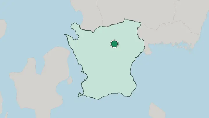 Map of Hässleholm in Sweden