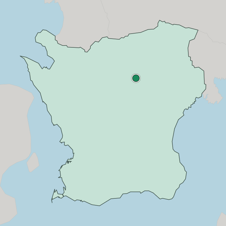 Map showing Hässleholm — In Skåne County