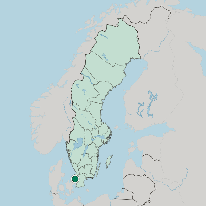 Map showing Mariastaden — In Sweden