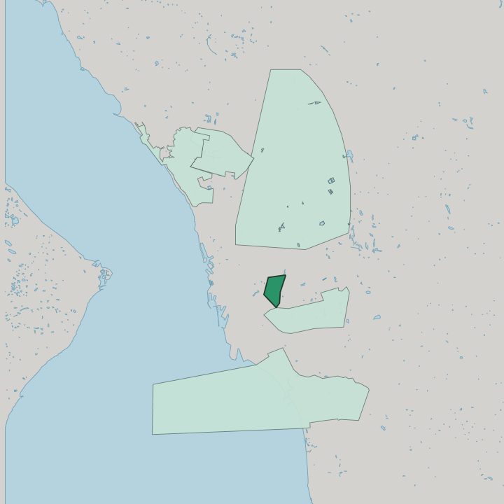 Map showing Eskilsminne — In Helsingborg