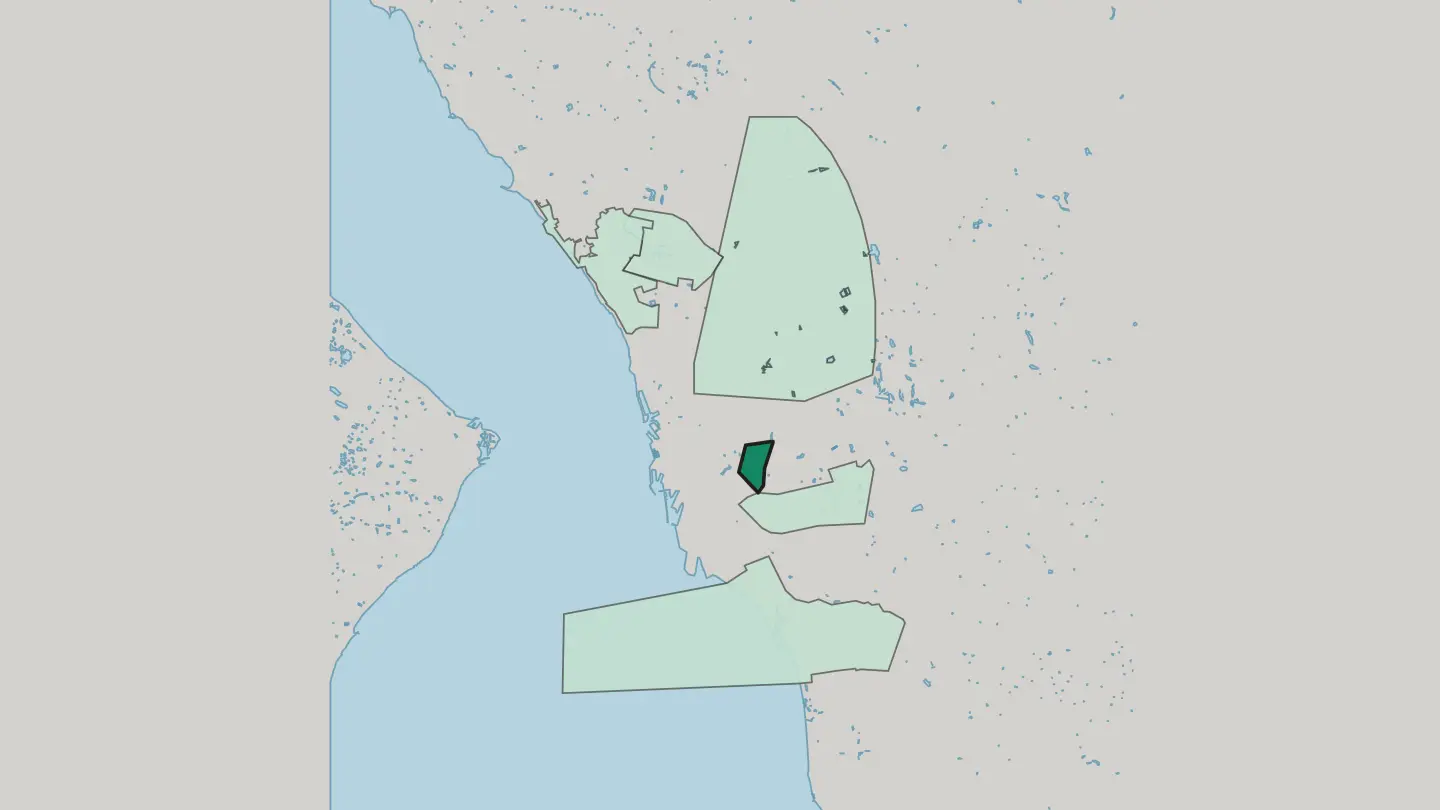 Map of Eskilsminne in Helsingborg